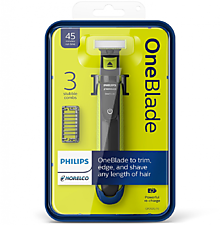 Philips OneBlade QP2520/20 с 3 насадками-гребнями